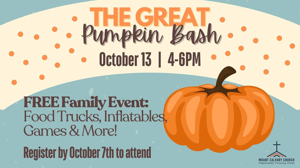 The Great Pumpkin Bash