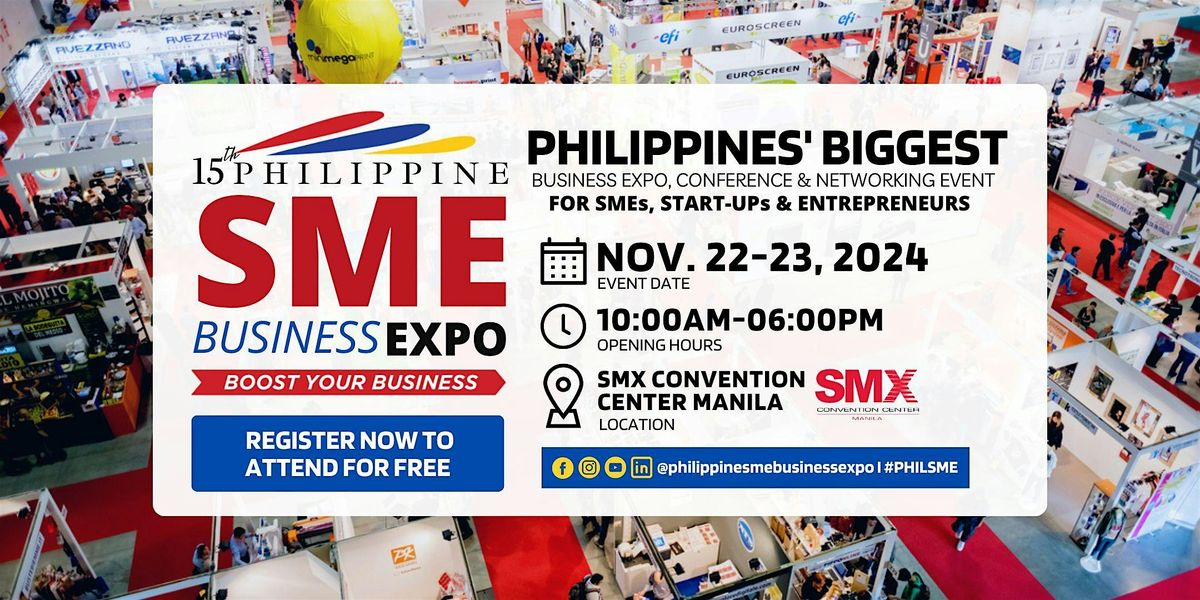 15th Philippine SME Business Expo 2024