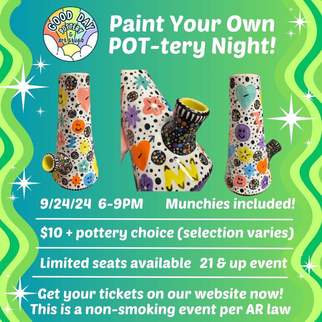 September Paint Your Own POT-tery Night!