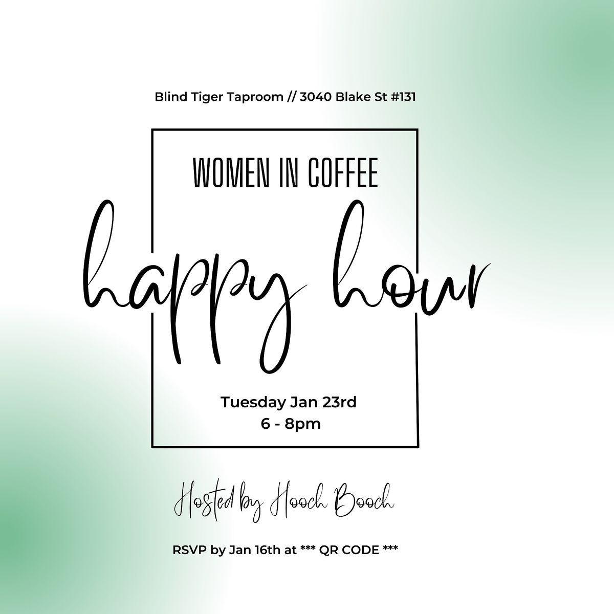 Women in Coffee Happy Hour