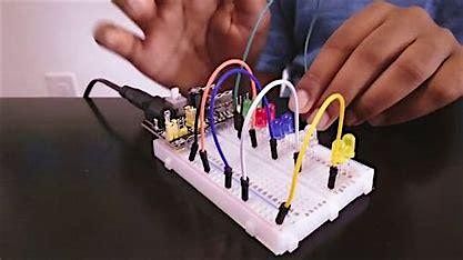 Introduction to Information Technology (IT) - Arduino bread boarding for 4th-5th grade PPS students.