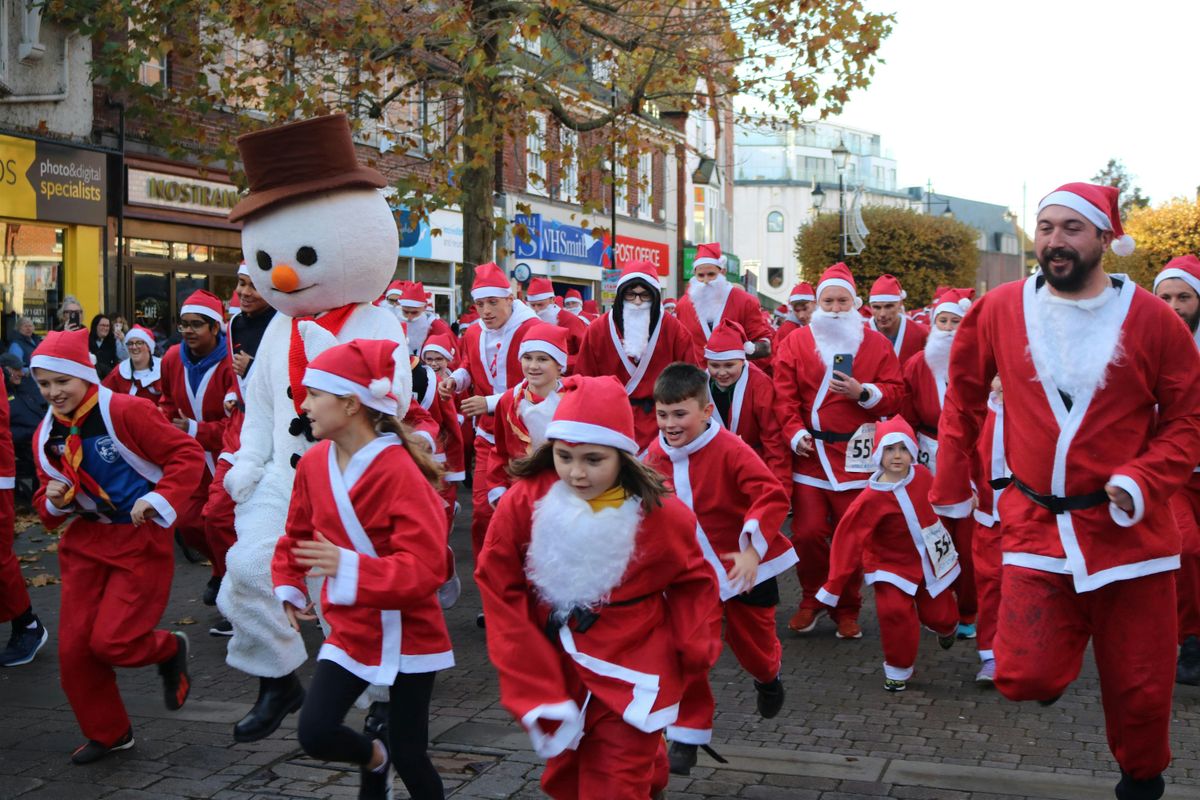 Staines-upon-Thames Santa Fun Run 2024