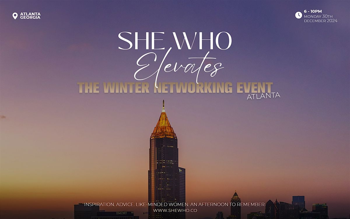 She Who Elevates Atlanta, The Pop-up Event