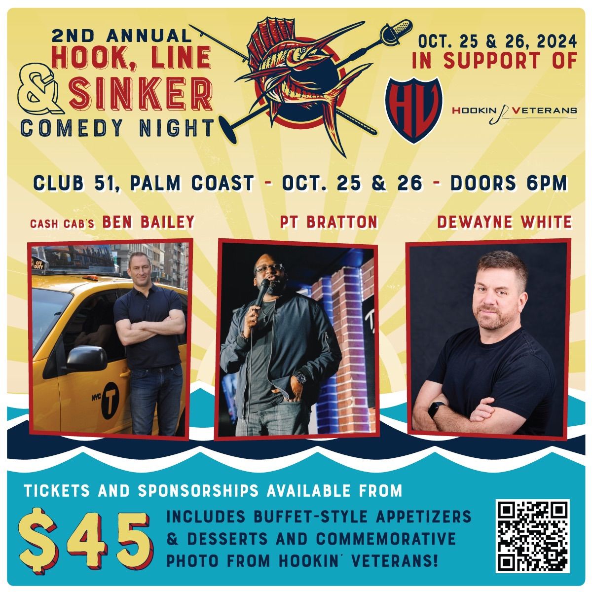 2nd Annual Hook, Line and Sinker Comedy Night