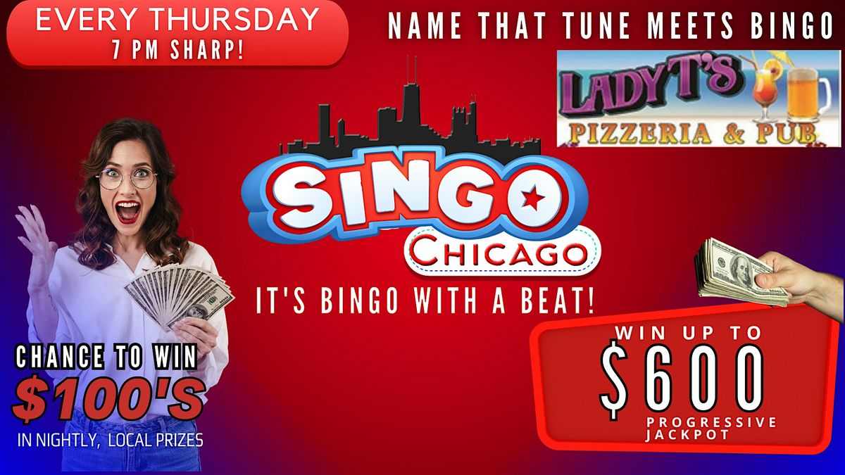 SINGO - Music Bingo @ Lady T's Pizzeria  & Pub