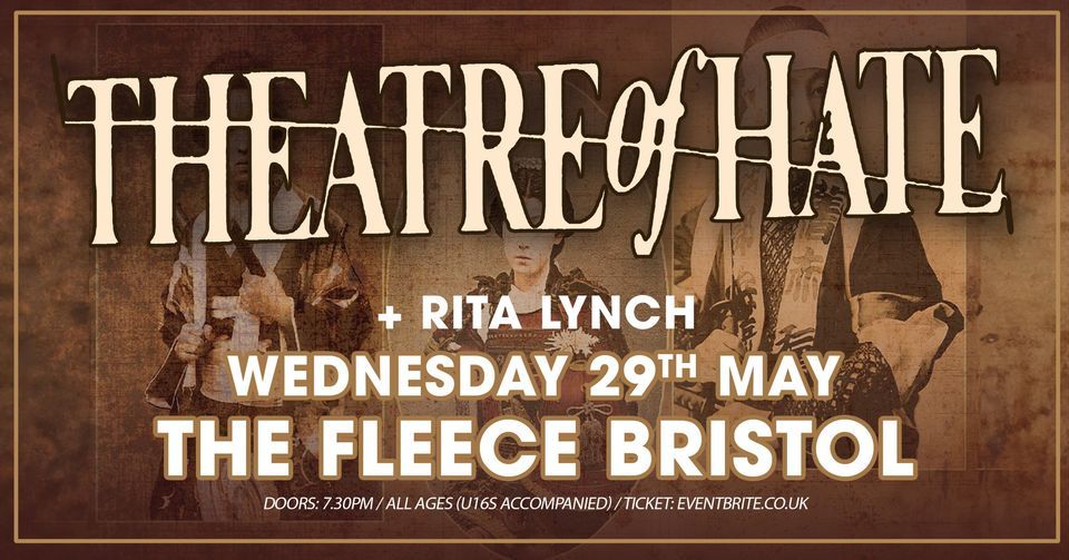 Theatre Of Hate + Rita Lynch at The Fleece, Bristol 29\/05\/24