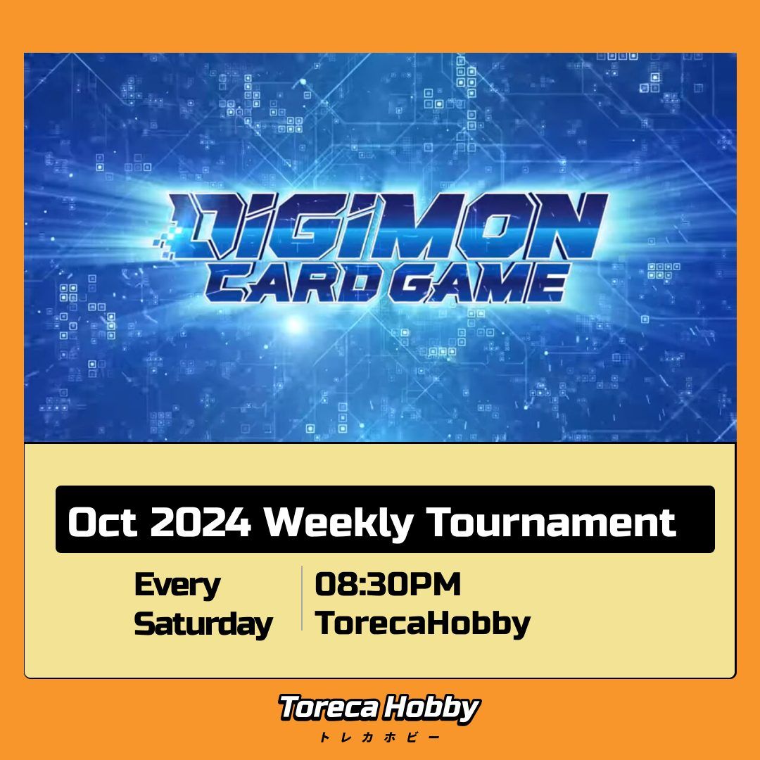 Digimon Oct 2024 Weekly Tamer Battle