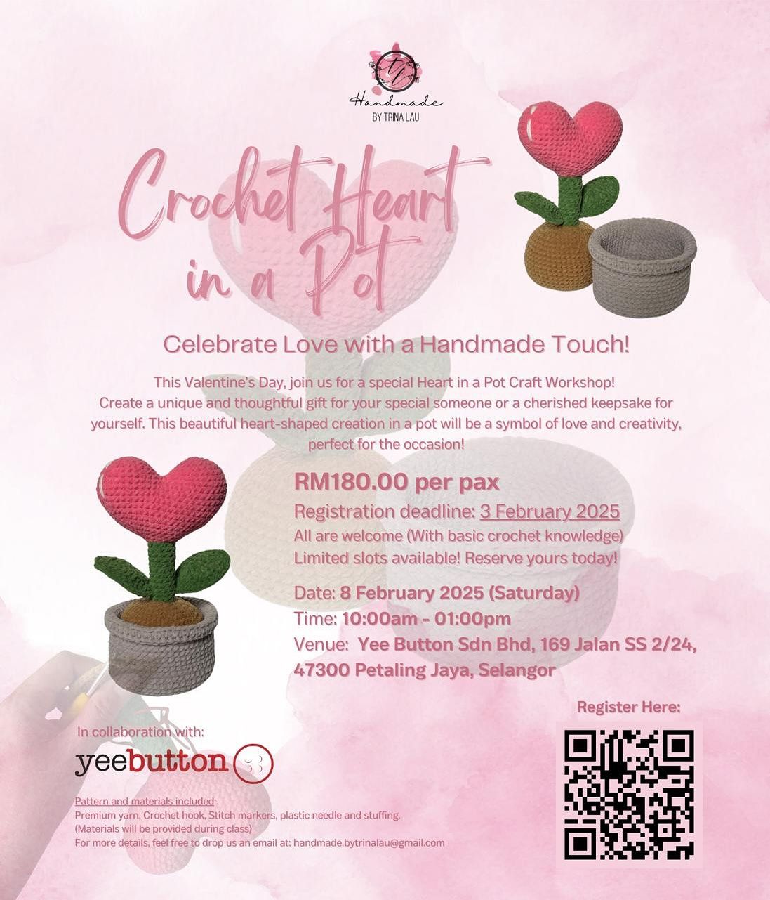 Crochet Class: Heart in a Pot