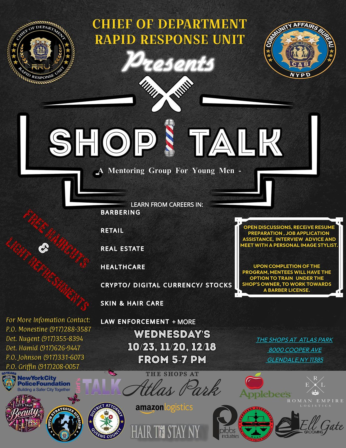 Shop Talk- Youth Mentorship Program