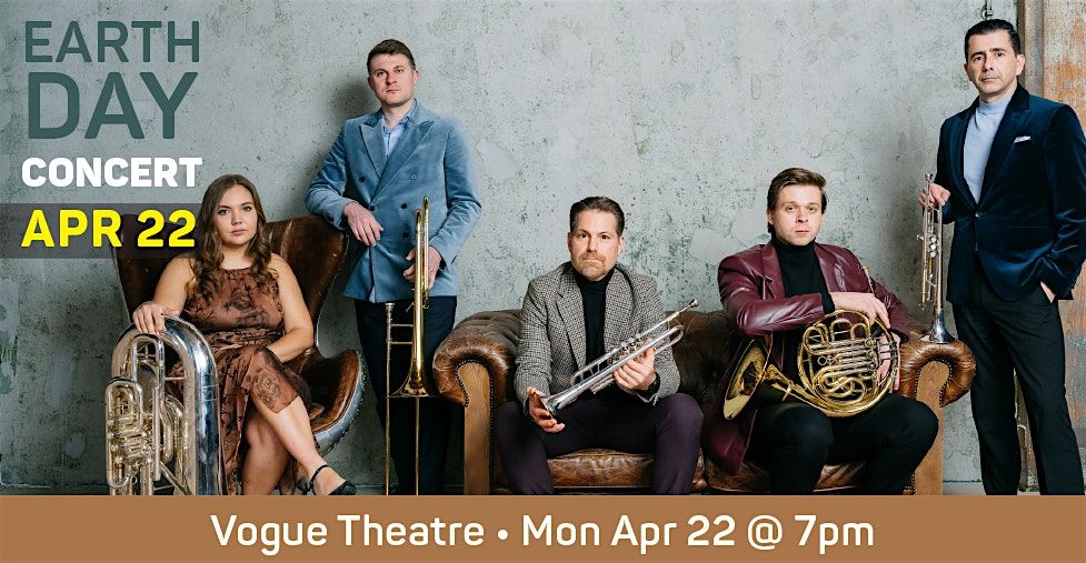 Earth Day Concert by Chicago\u2019s renowned Axiom Brass Quintet