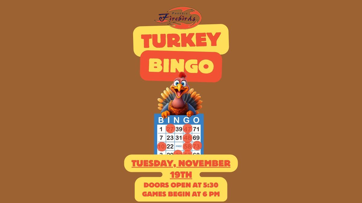 Phoenix Elementary Turkey Bingo