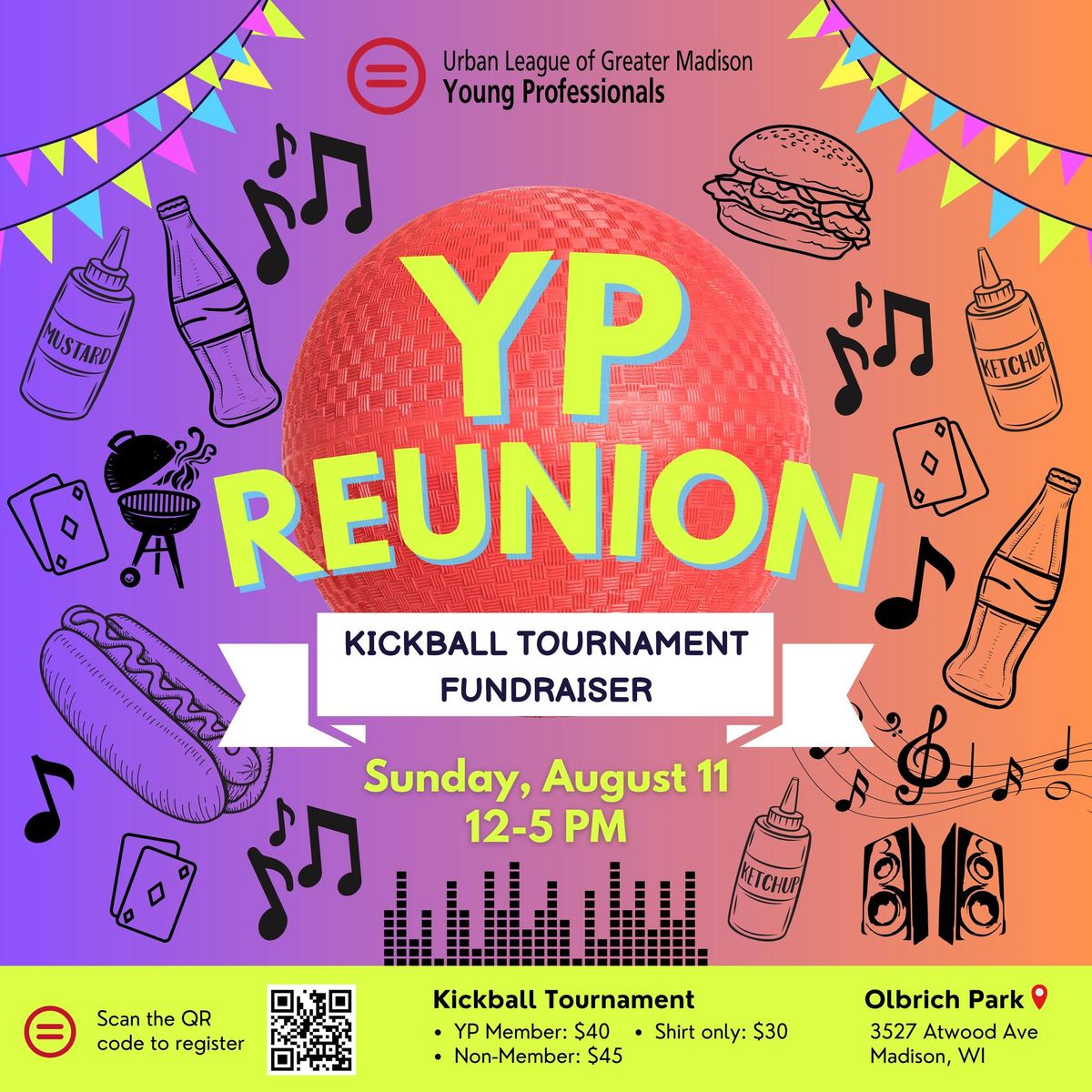 YP Reunion Kickball Tournament Fundraiser