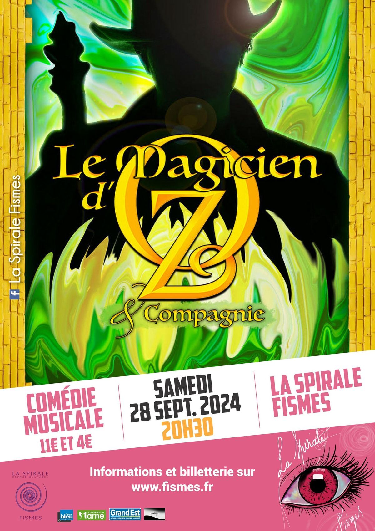 Le magicien d'Oz - com\u00e9die musicale - la Spirale