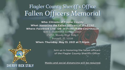 Fallen Officers Memorial Kim C Hammond Justice Center Bunnell 13 May 2021 5267