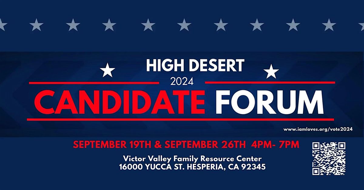 2024 High Desert Candidates Forum