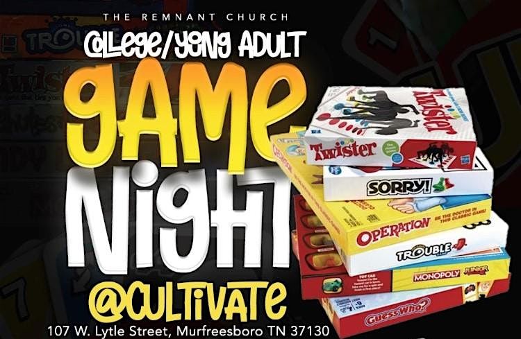 College\/Young Adult Game Night