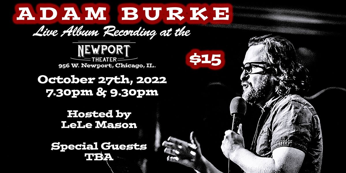 Adam Burke Live Album Recording at the Newport Theater