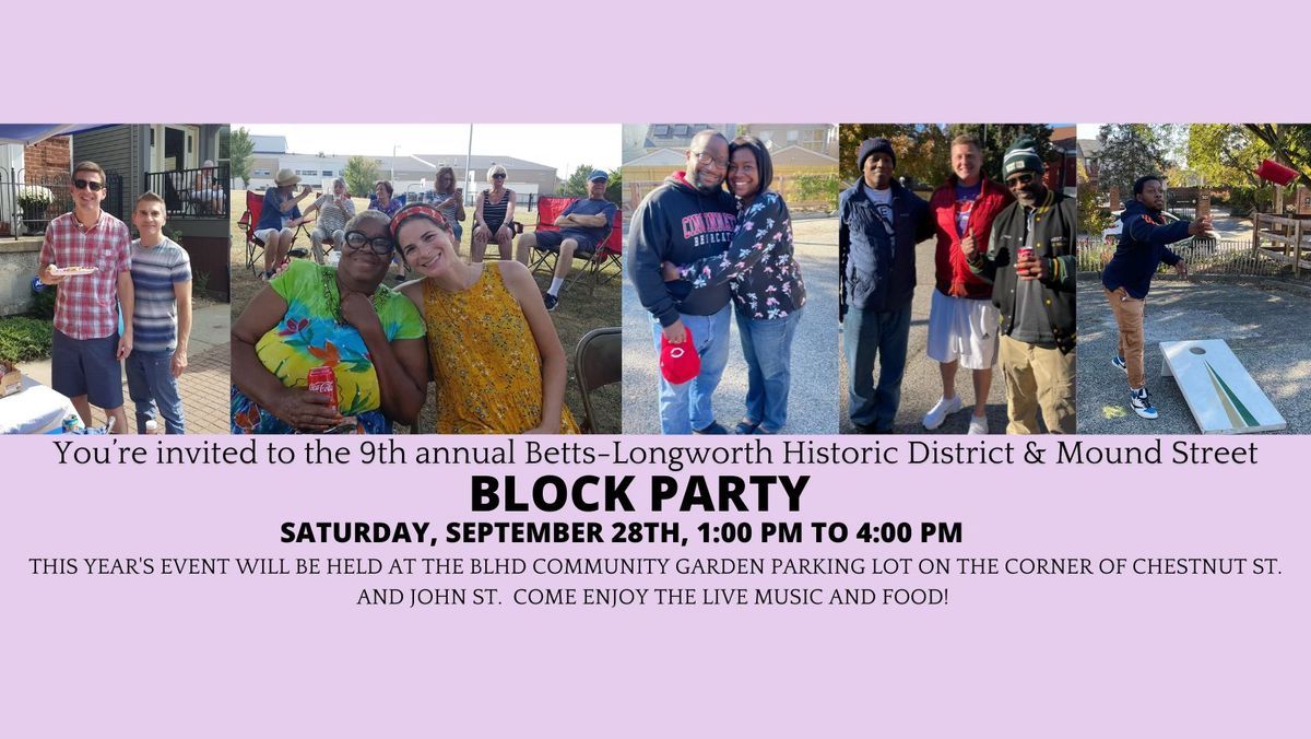 Betts-Longworth Historic District Block Party 