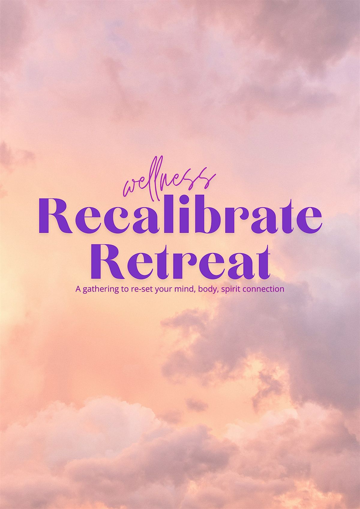 Recalibrate Retreat