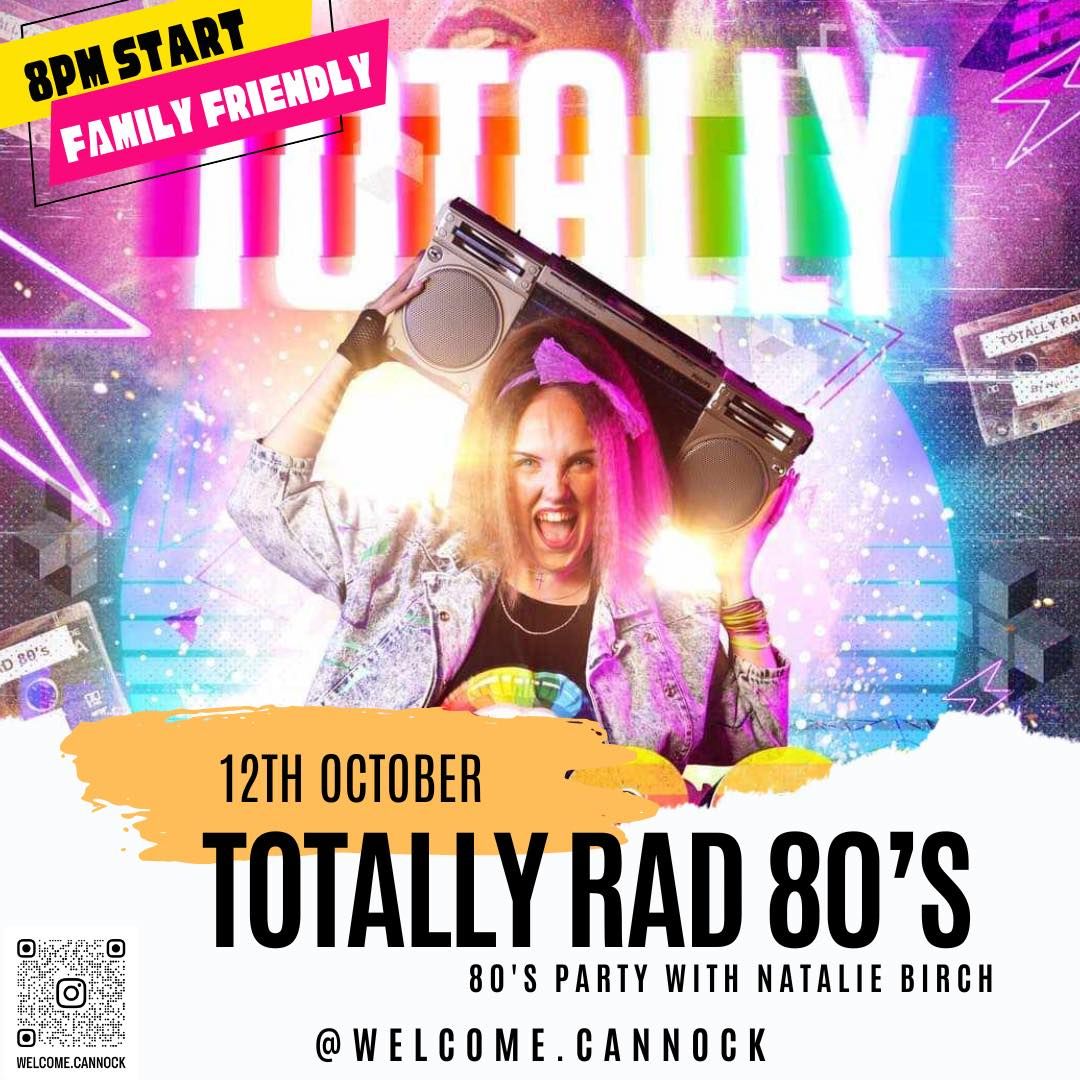 Totally Rad 80's Party Night