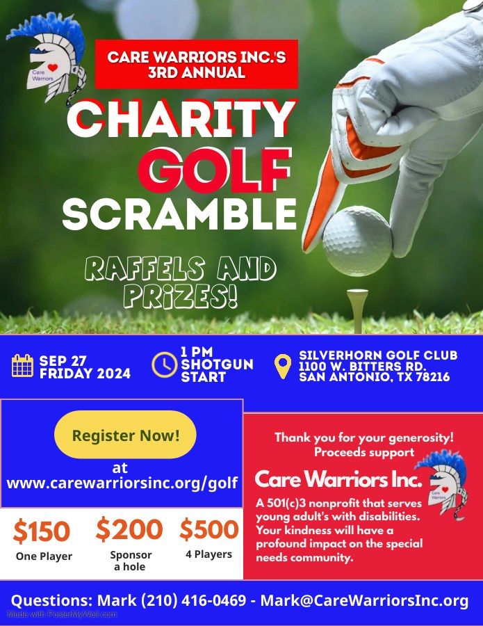 3rd annual charity scramble