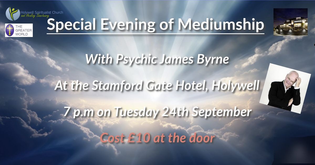 Special Evening of Mediumship with Psychic James Byrne