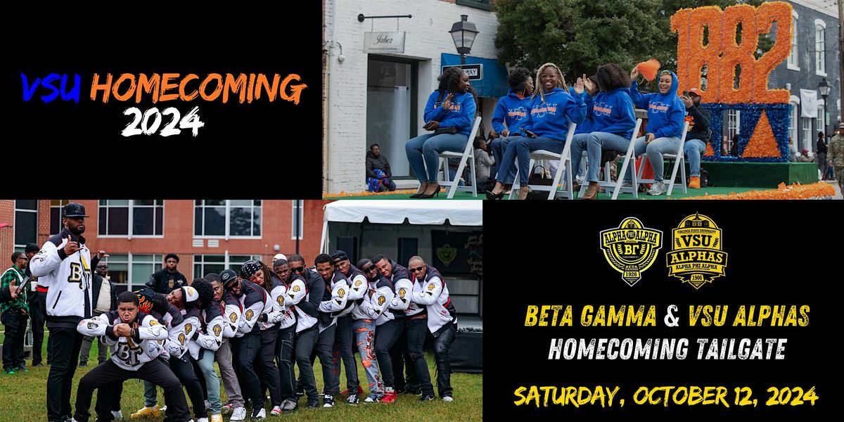 Beta Gamma & VSU Alphas Homecoming 2024 Tailgate