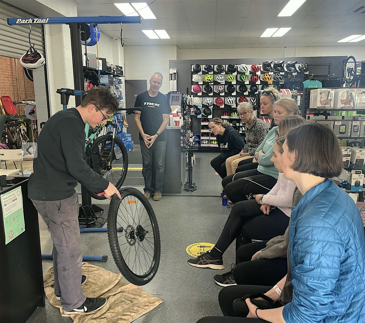 Women\u2019s Bicycle Maintenance Day at TREK Bikes Wollongong