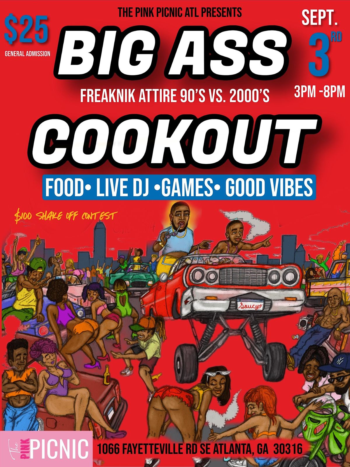 Big Ass Cookout (Freaknik Edition), 1066 Fayetteville Rd SE, Atlanta, 3