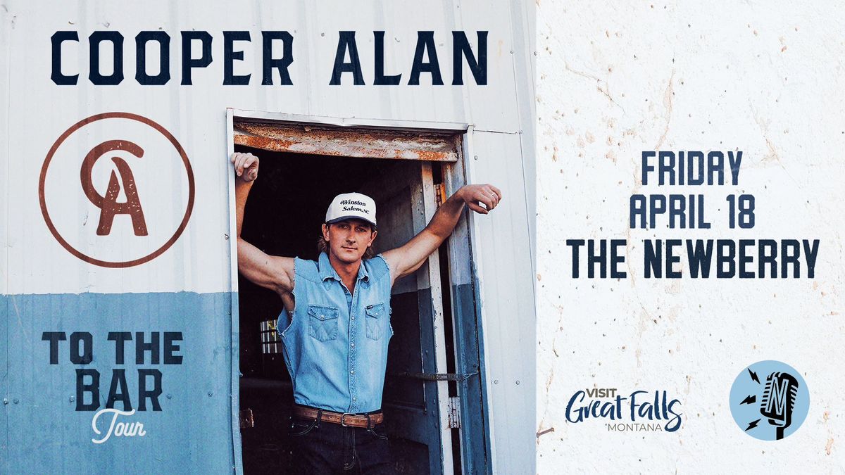 LOW TICKET WARNING: Cooper Alan at The Newberry