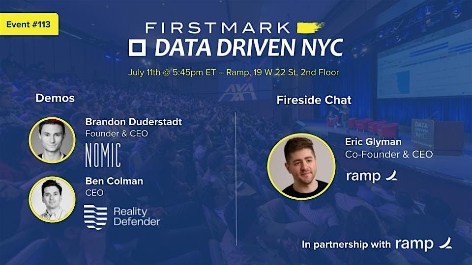 Data Driven NYC with Ramp, Nomic AI, and Reality Defender