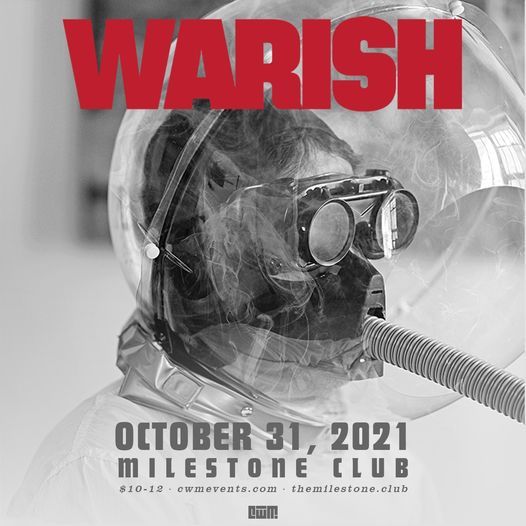 WARISH w\/ TRASH ROOM & TETANUS at The Milestone on Sunday October 31st 2021