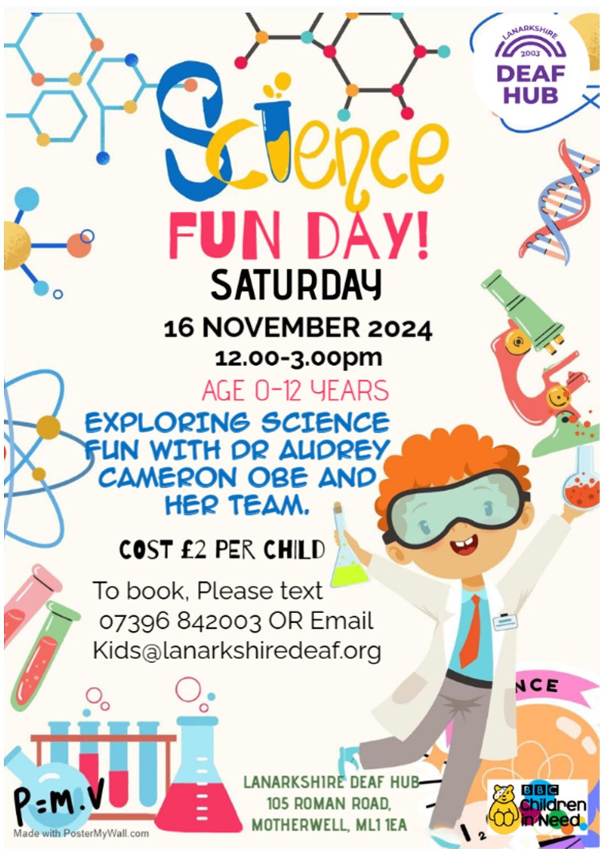 CHILDRENS (MEMBERS) EVENT - SCIENCE FUN DAY