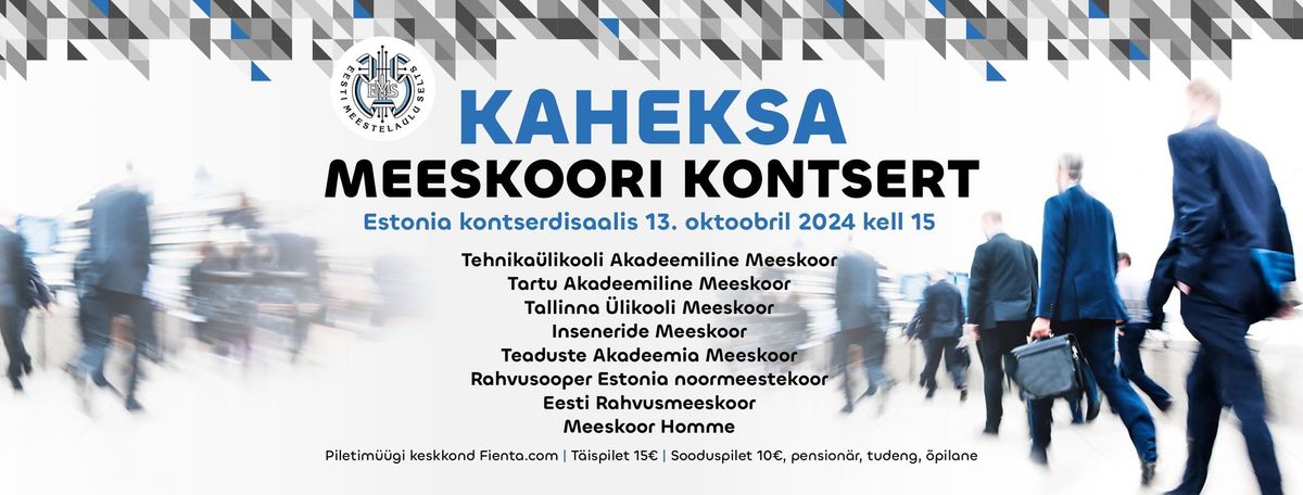 Kaheksa meeskoori kontsert