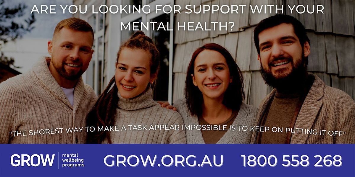 Berwick Support Group - GROW Mental Wellbeing Program