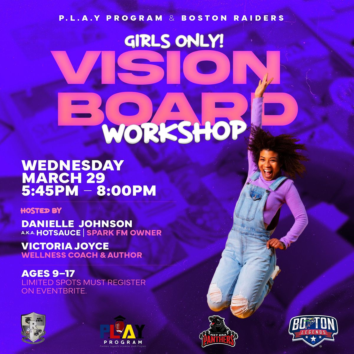 GIRLS ONLY VISION BOARD WORKSHOP