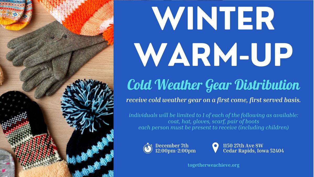 Winter Warm-Up Cold Weather Gear Distribution