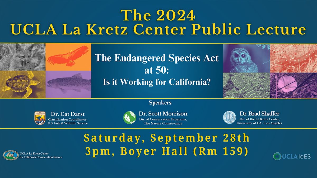 The 2024 UCLA La Kretz Center Public Lecture