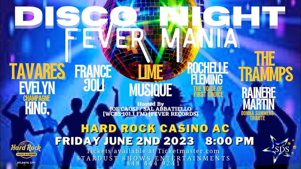 Disco Night Tribute Mania at Sound Waves at Hard Rock Hotel and Casino Atlantic City