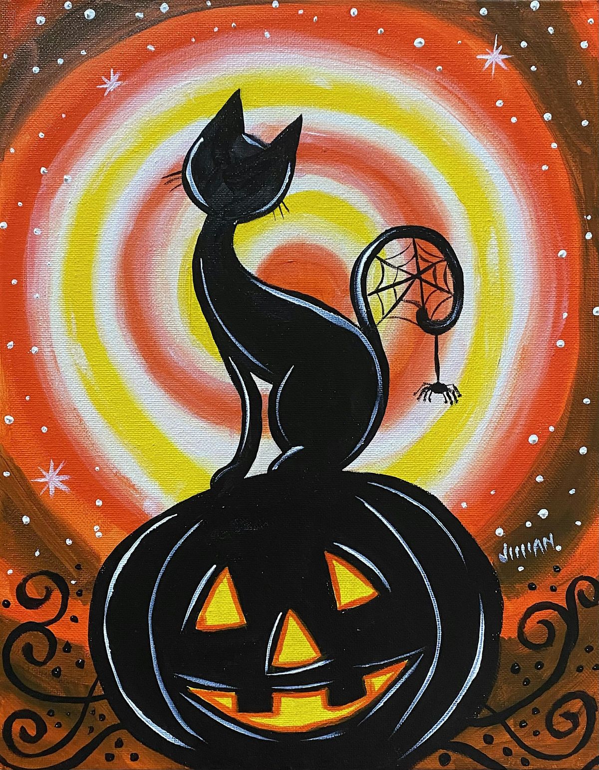 Black Cat Paint Party