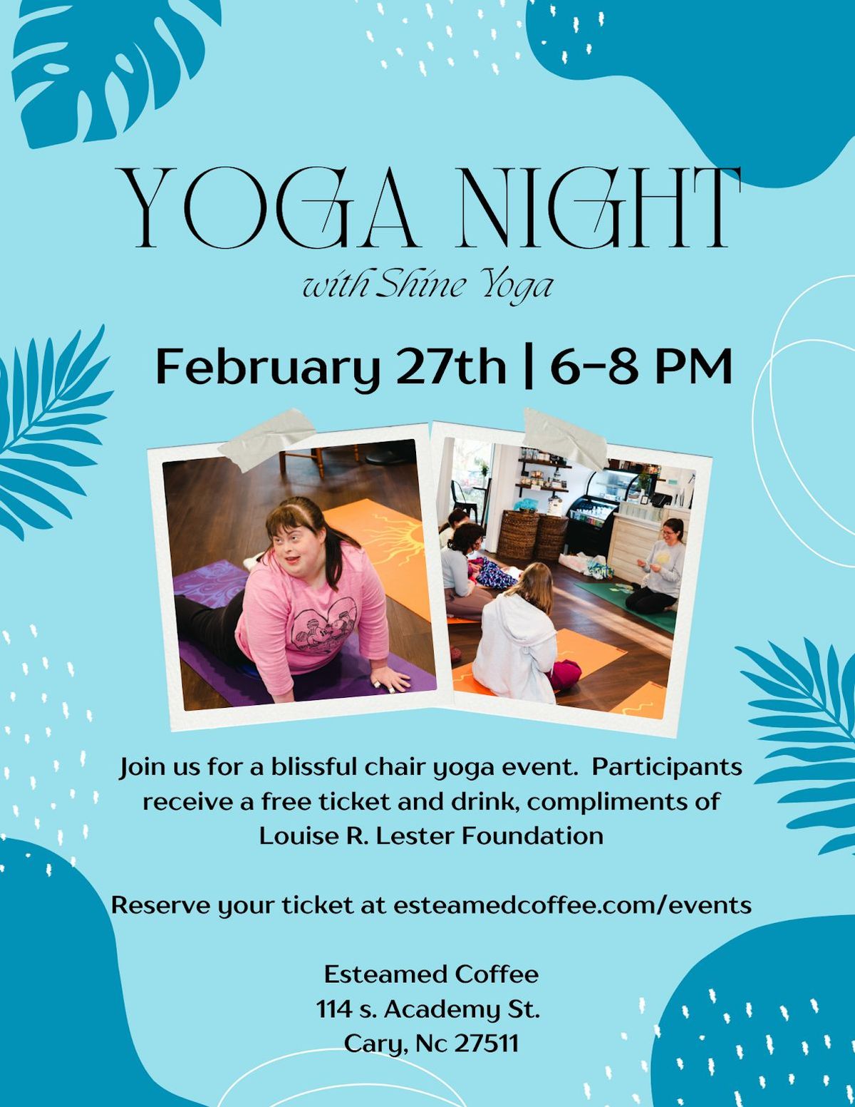 Free Yoga Night with Shine Yoga