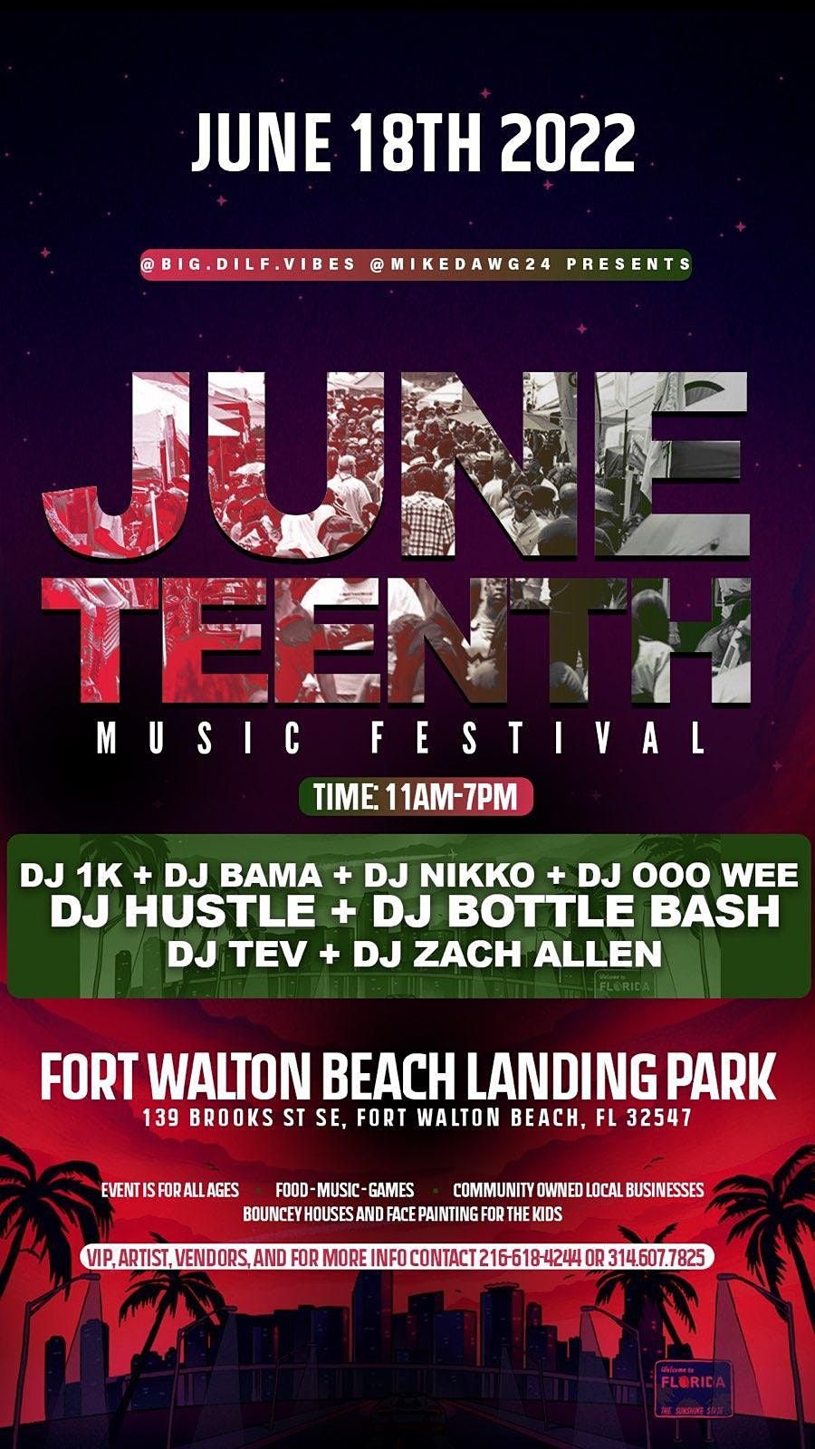 Music Festival, 139 Brooks St SE, Fort Walton Beach, 18 June