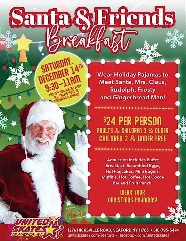 Santa Breakfast  December 14th