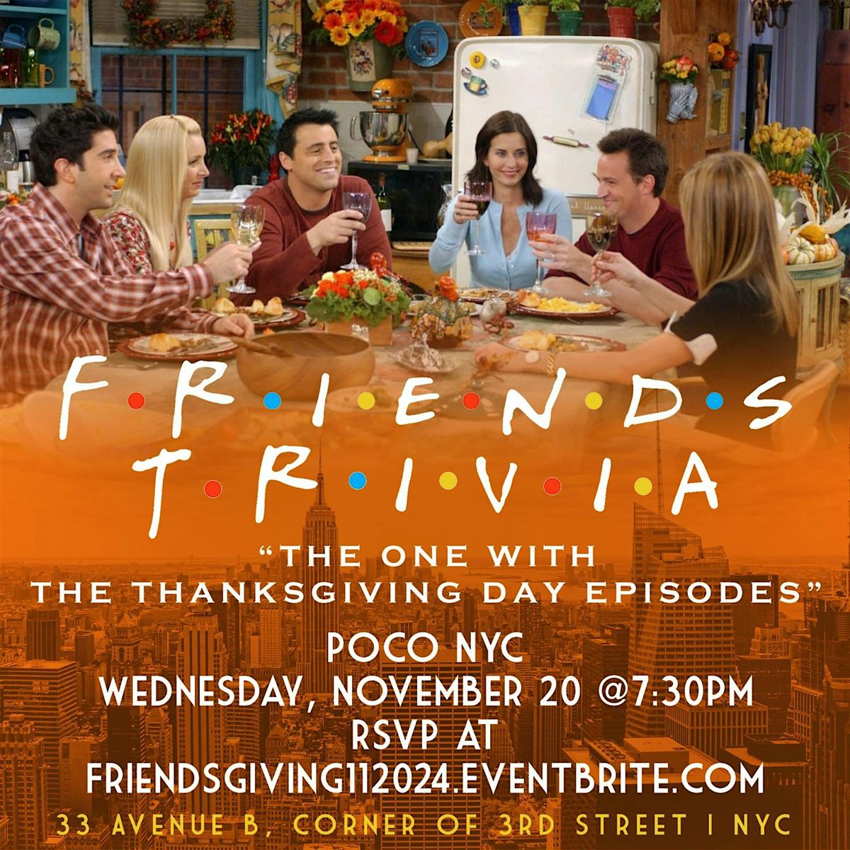 Friends Trivia: The One with the Thanksgiving Episodes