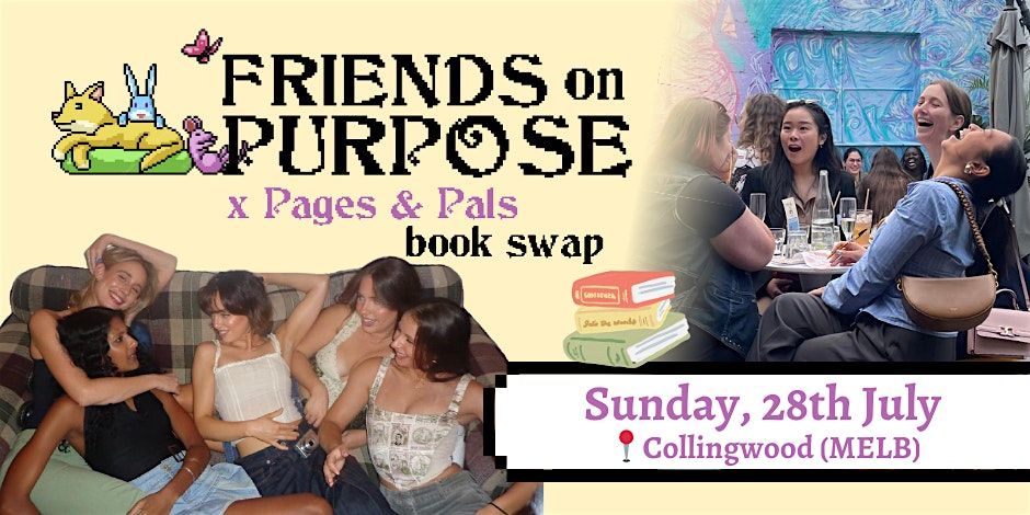 Friends On Purpose x Pages & Pals: Book Swap
