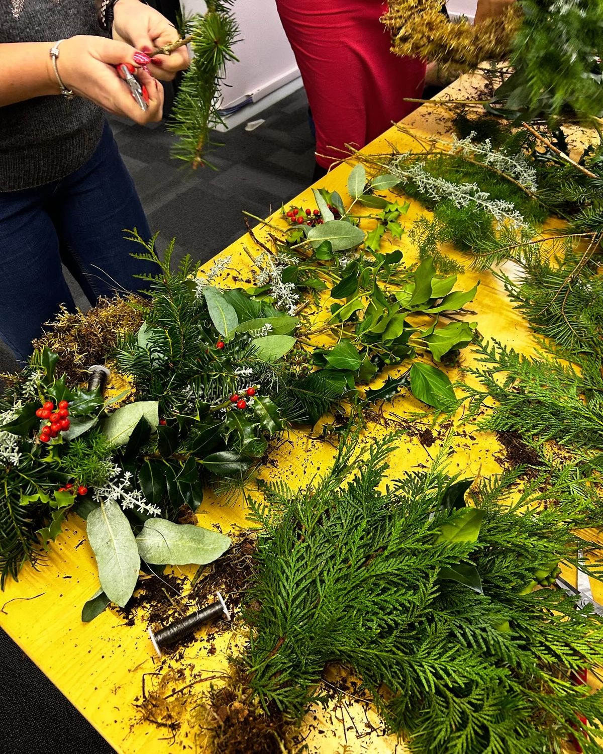 Wreath making workshop