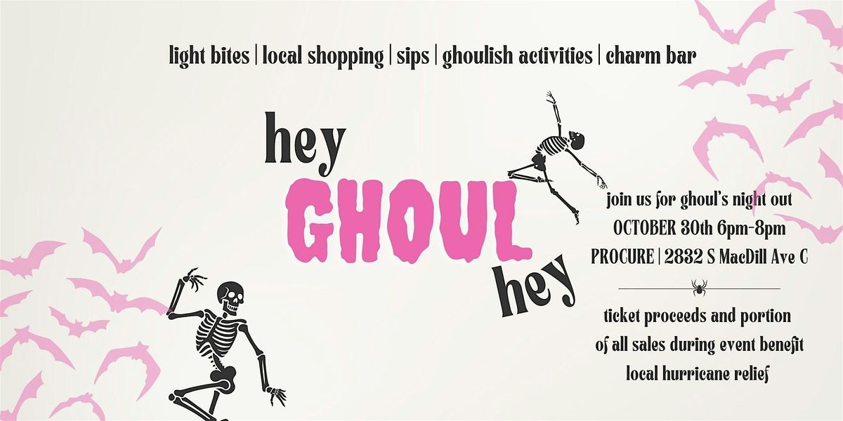 Ghoul's Night Out with Procure for Hurricane Relief