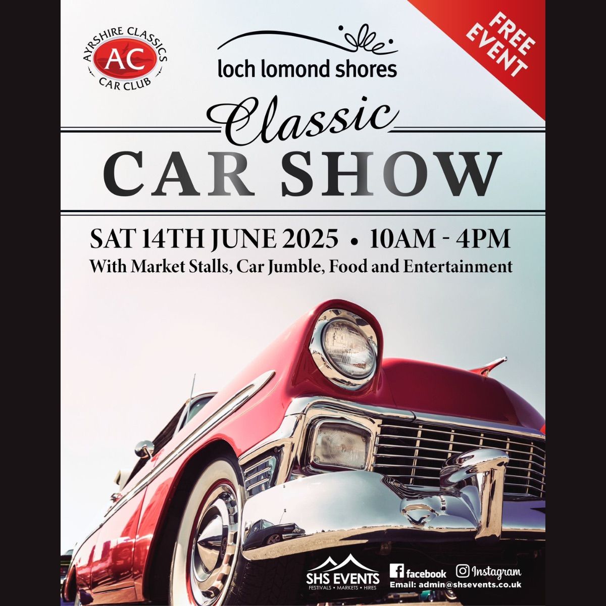 Classic Car Show, Loch Lomond Shores