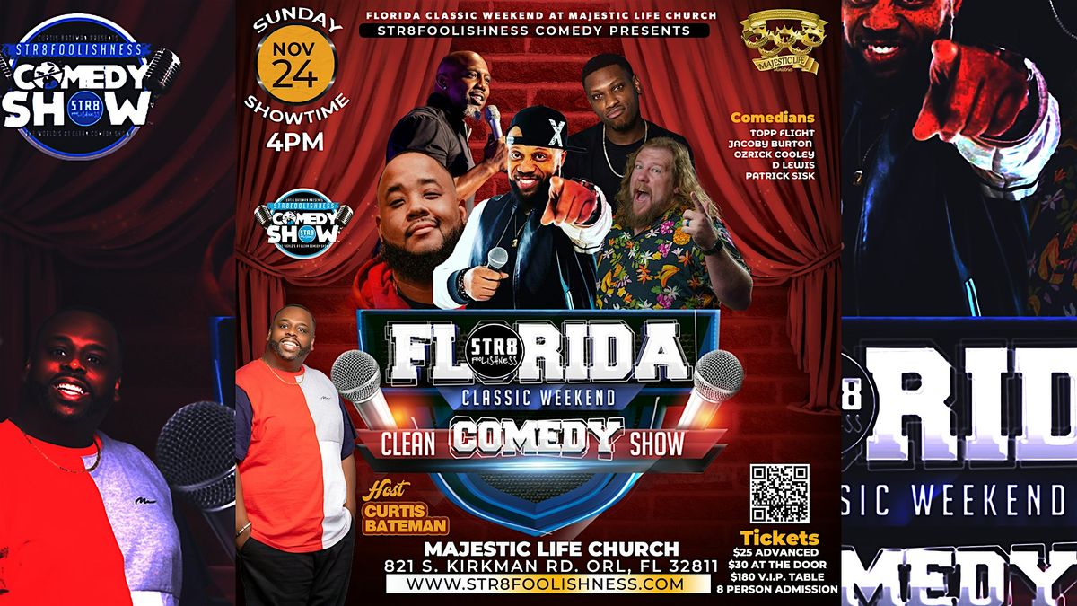 Florida Classic Weekend Clean Comedy Show 2024