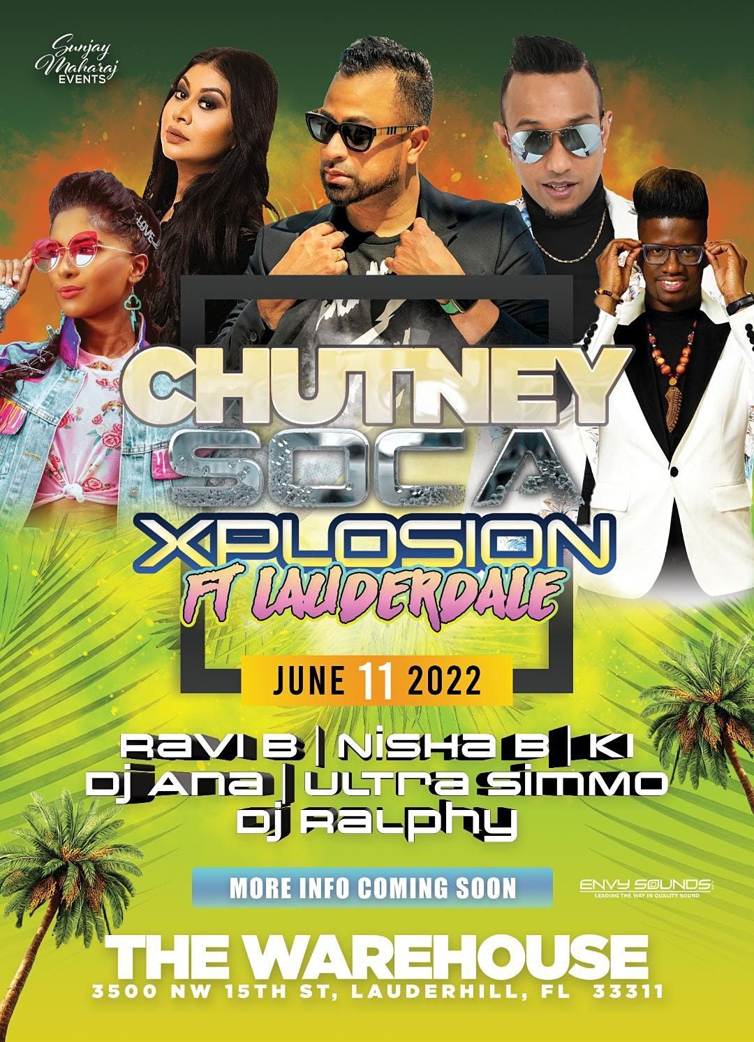 CHUTNEY SOCA XPLOSION FT LAUDERDALE, THE WAREHOUSE, Lauderhill, 11 June ...